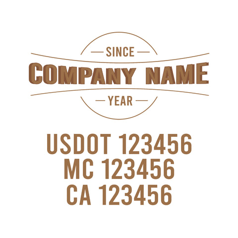 Vintage USDOT Decals