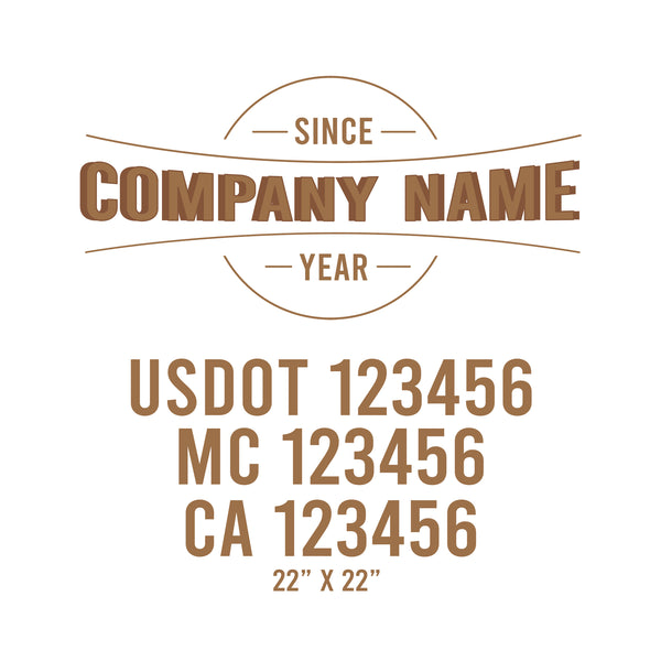 Vintage USDOT Decals