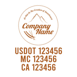 Vintage USDOT Decals