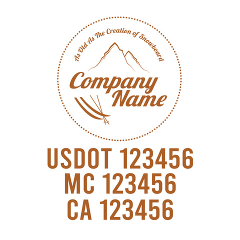 Vintage USDOT Decals