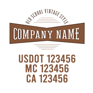 Vintage USDOT Decals
