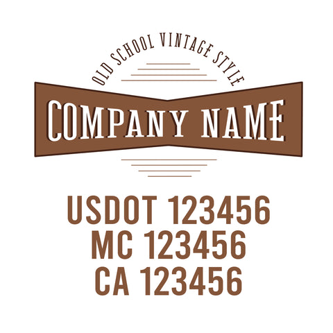 Vintage USDOT Decals