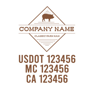 Vintage USDOT Decals