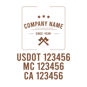 Vintage USDOT Decals
