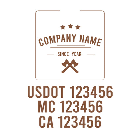 Vintage USDOT Decals