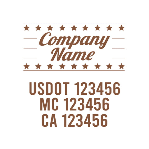 Vintage USDOT Decals