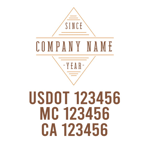 Vintage USDOT Decals