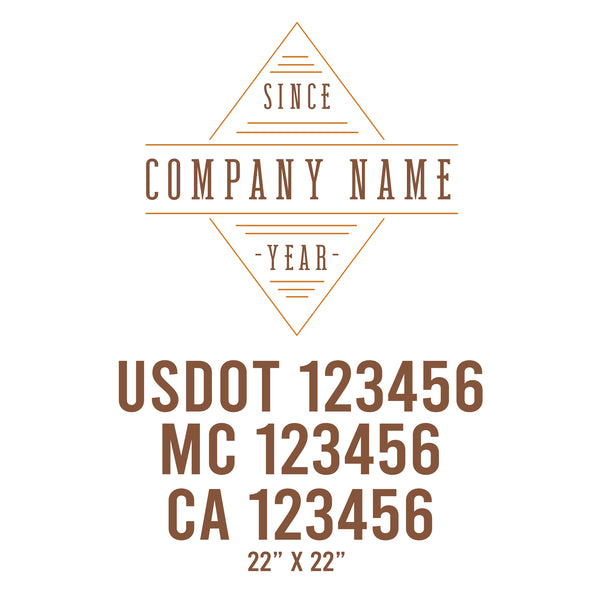 Vintage USDOT Decals