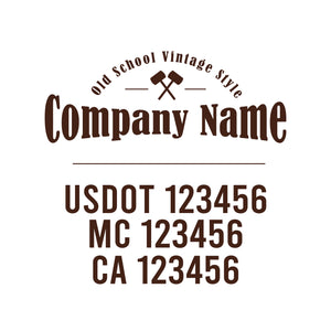 Vintage USDOT Decals