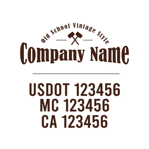 Vintage USDOT Decals