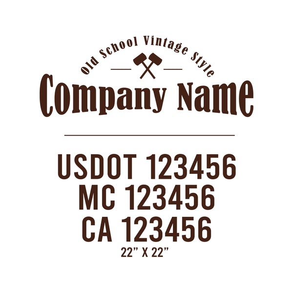 Vintage USDOT Decals