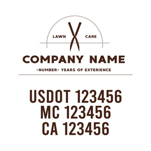 Vintage USDOT Decals