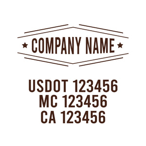 Vintage USDOT Decals