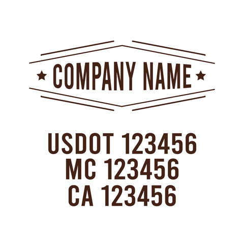 Vintage USDOT Decals