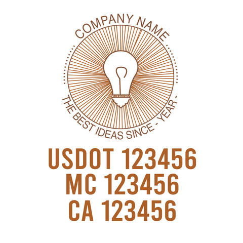 Vintage USDOT Decals