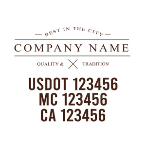 Vintage USDOT Decals