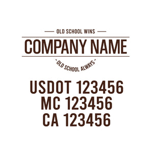 Vintage USDOT Decals