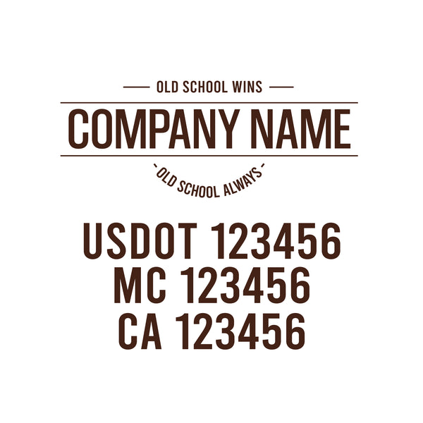 Vintage USDOT Decals