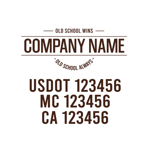 Vintage USDOT Decals