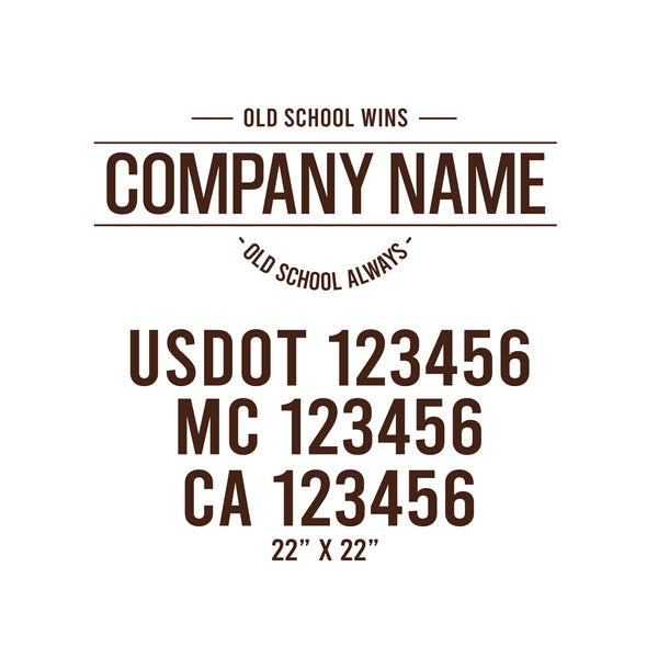 Vintage USDOT Decals