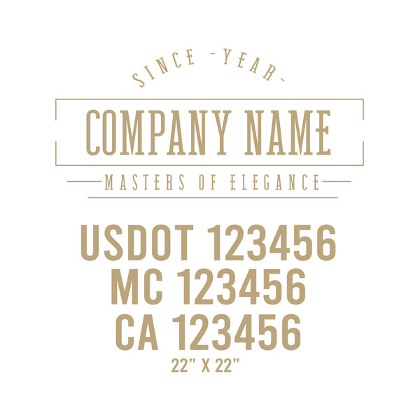 Vintage USDOT Decals