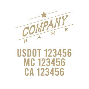 Vintage USDOT Decals