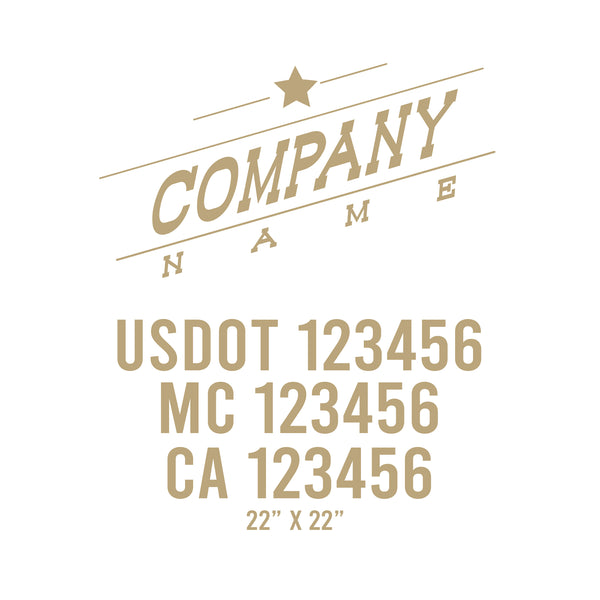 Vintage USDOT Decals