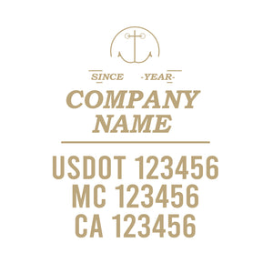 Vintage USDOT Decals