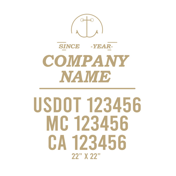 Vintage USDOT Decals
