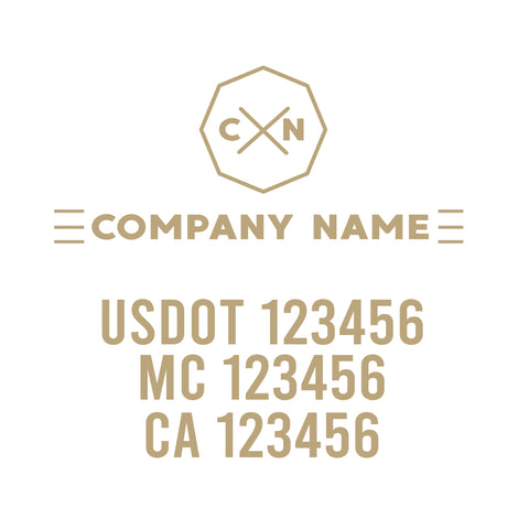 Vintage USDOT Decals
