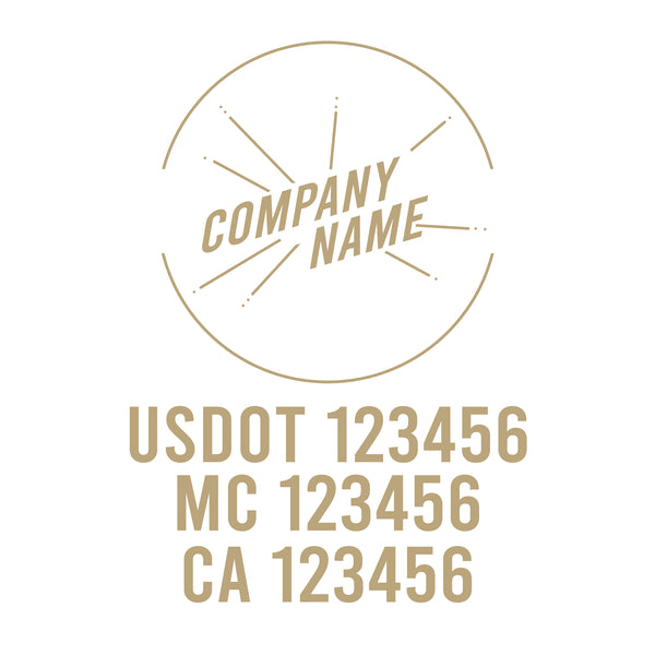 Vintage USDOT Decals