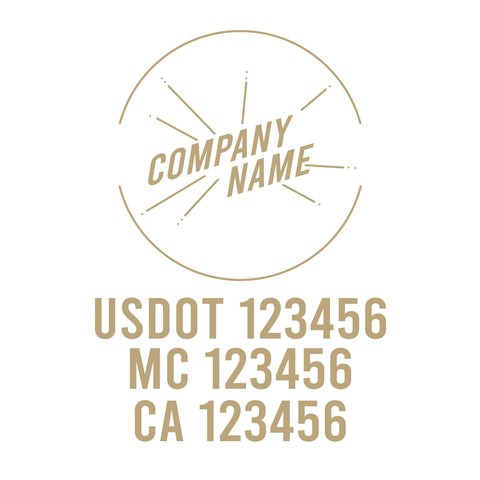 Vintage USDOT Decals
