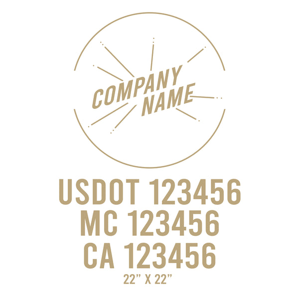 Vintage USDOT Decals