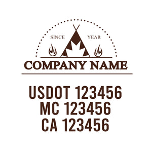 Vintage USDOT Decals