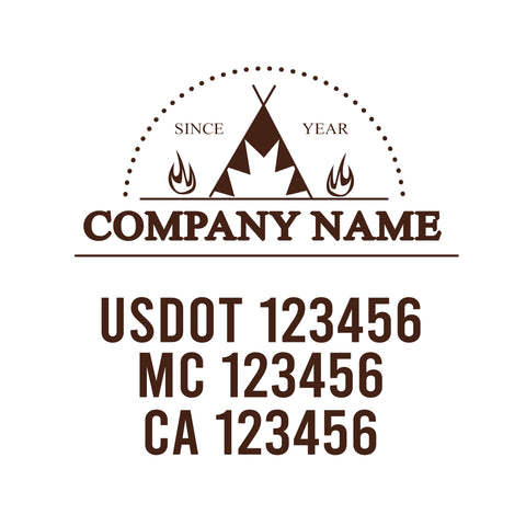 Vintage USDOT Decals
