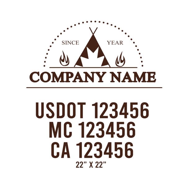 Vintage USDOT Decals