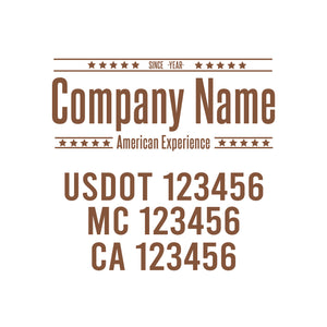 Vintage USDOT Decals