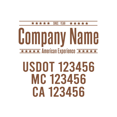 Vintage USDOT Decals