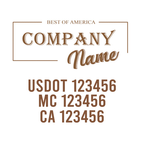 Vintage USDOT Decals