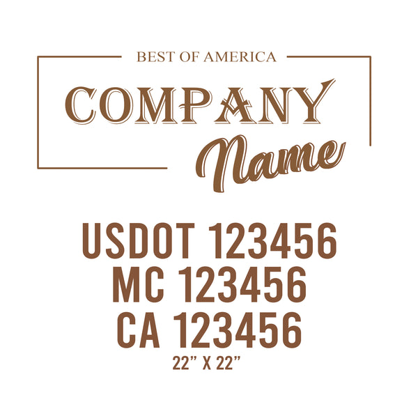Vintage USDOT Decals