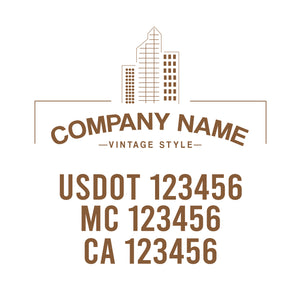 Vintage USDOT Decals