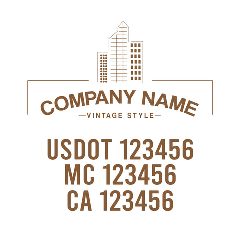 Vintage USDOT Decals