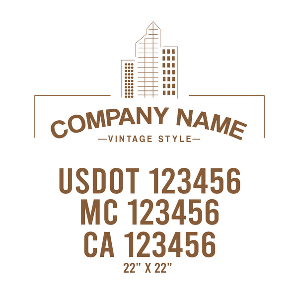 Vintage USDOT Decals