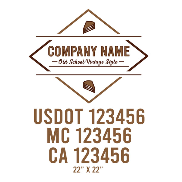 Vintage USDOT Decals