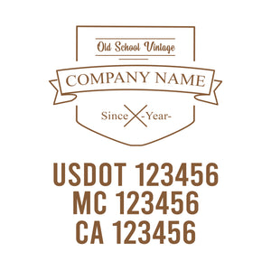 Vintage USDOT Decals