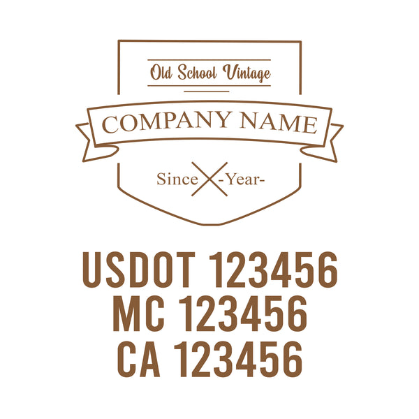 Vintage USDOT Decals