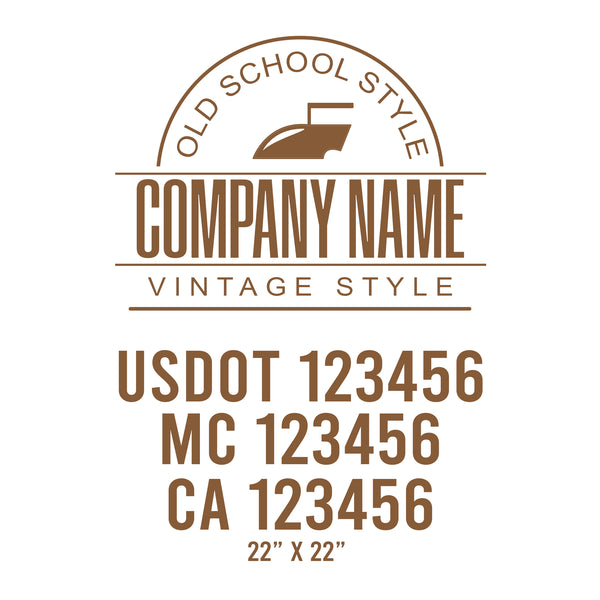 Vintage USDOT Decals