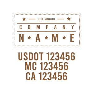 Vintage USDOT Decals