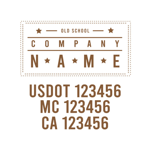 Vintage USDOT Decals