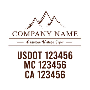 Vintage USDOT Decals